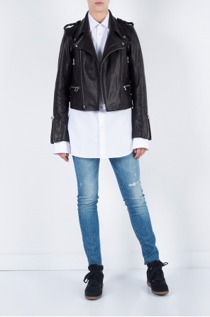 Leather biker jacket, zdjęcie 2 Leather biker jacket od Faith Connexion